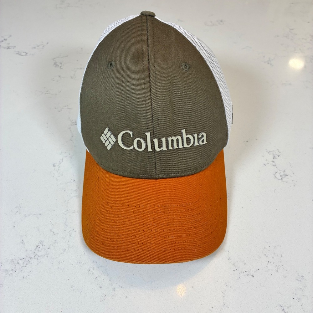 Columbia Trucker Hat OSFA PFG Mesh Snapback Cap Gorp Outdoors Hike Camp Rugged